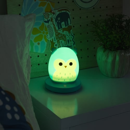 Fizz Creations Squishmallows - Mood Light - Winston the Owl - 11 cm i gruppen LEKER, BARN OG BABY / Barnerom / Belysning / Bordlamper hos TP E-commerce Nordic AB (D14378)