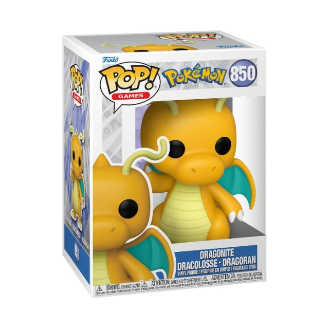 Funko Pop! POP Vinyl Pokémon Dragonite (74220) i gruppen LEKER, BARN OG BABY / Leker / Figurer, miniatyrer og tilbehør hos TP E-commerce Nordic AB (D14412)