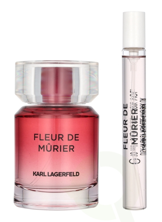 Karl Lagerfeld Fleur De Mûrier Gavesett 60 ml Edt 50 ml / Edt 10 ml i gruppen HELSE OG SKJØNNHET / Gavesett / Gavesett for henne hos TP E-commerce Nordic AB (D14487)