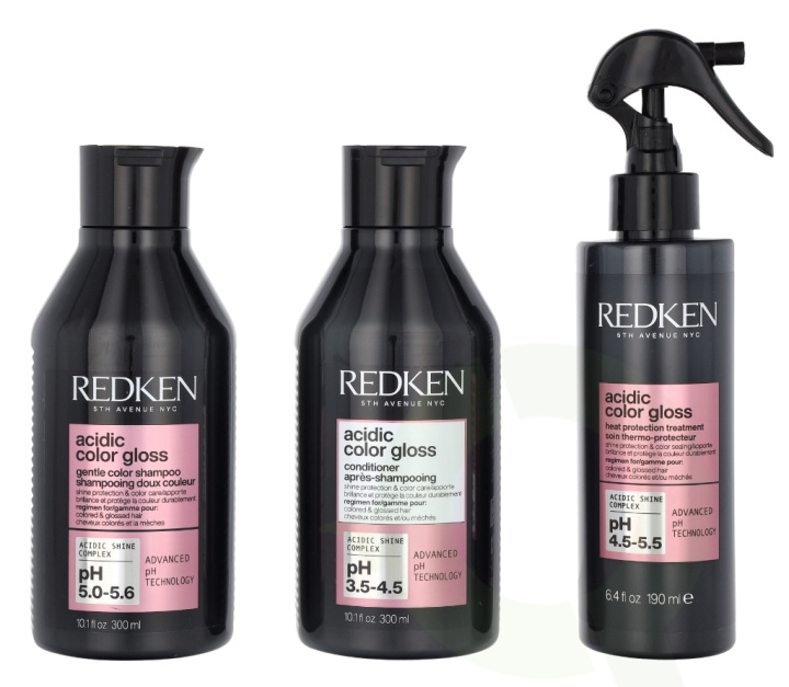 Redken Acidic Color Gloss Set 790 ml 300ml/300ml/190ml i gruppen HELSE OG SKJØNNHET / Hår & styling / Hårpleie / Sjampo hos TP E-commerce Nordic AB (D14512)