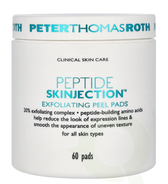 P.T. Roth Peptide Skinjection Peel Pads 60 piece 60 Pcs i gruppen HELSE OG SKJØNNHET / Hudpleie / Ansikt / Skrubb/peeling hos TP E-commerce Nordic AB (D14561)