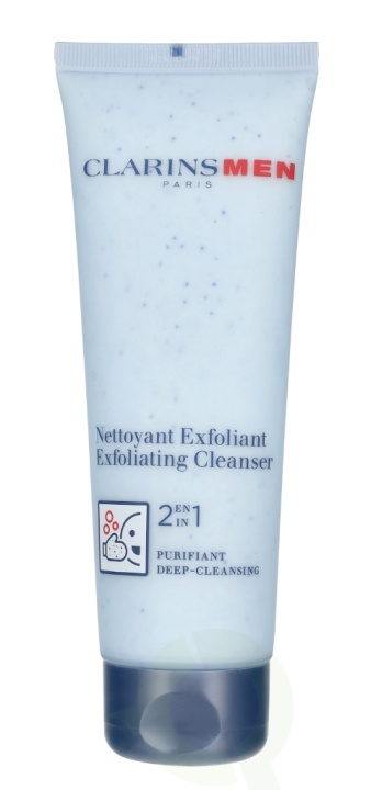 Clarins Men Exfoliant Cleanser 125 ml i gruppen HELSE OG SKJØNNHET / Hudpleie / Ansikt / Dagkrem hos TP E-commerce Nordic AB (D14796)