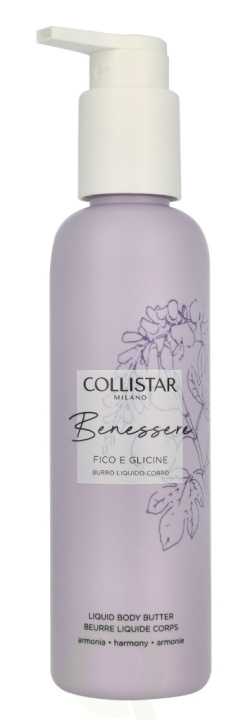 Collistar Benessere Fig And Wisteria Liquid Body Butter 200 ml i gruppen HELSE OG SKJØNNHET / Hudpleie / Kroppspleie / Body lotion hos TP E-commerce Nordic AB (D14798)