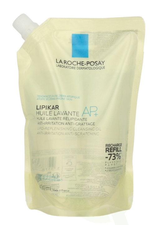 La Roche LRP Lipikar AP+ Lipid-Replenishing Cleans. Oil - Refill 400 ml i gruppen HELSE OG SKJØNNHET / Hudpleie / Kroppspleie / Bad- og dusjkrem hos TP E-commerce Nordic AB (D14824)