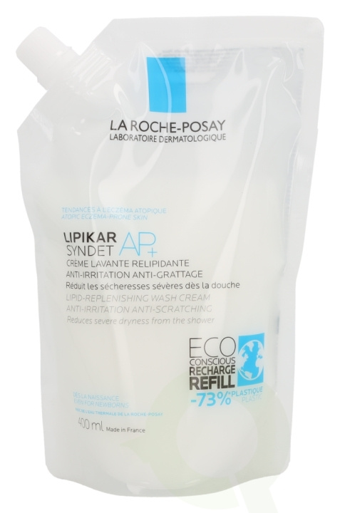 La Roche LRP Lipikar Syndet AP+ Lipid-Repl. Wash Cream - Refill 400 ml i gruppen HELSE OG SKJØNNHET / Hudpleie / Kroppspleie / Bad- og dusjkrem hos TP E-commerce Nordic AB (D14825)