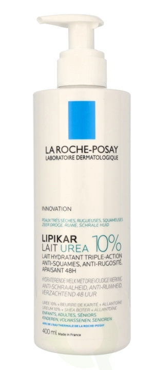 La Roche LRP Lipikar Lait Urea 10% Triple-Action Lotion 400 ml i gruppen HELSE OG SKJØNNHET / Hudpleie / Kroppspleie / Body lotion hos TP E-commerce Nordic AB (D14834)