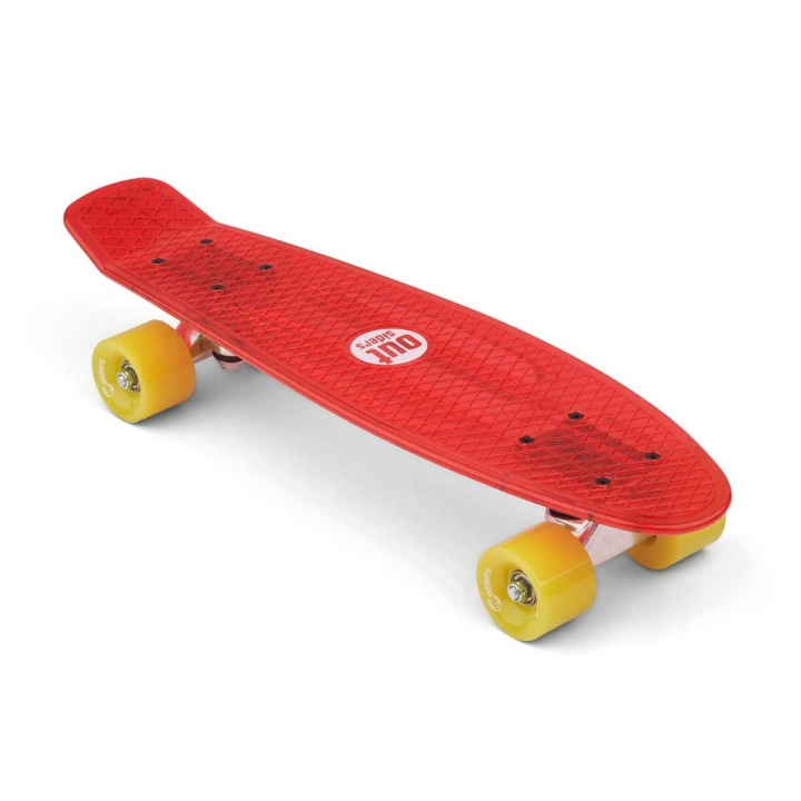 Outsiders Transparent Retro Skateboard Rød i gruppen LEKER, BARN OG BABY / Uteleker / Sport & spill hos TP E-commerce Nordic AB (D14873)