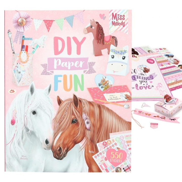 Miss Melody DIY Paper Fun Book - (0412121) i gruppen LEKER, BARN OG BABY / Leker / Håndtverk hos TP E-commerce Nordic AB (D14882)