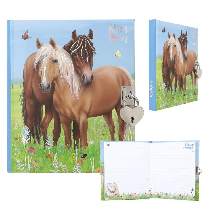 Miss Melody Dagbok, Motiv 1 - (412967) i gruppen LEKER, BARN OG BABY / Leker / Tegne & regne hos TP E-commerce Nordic AB (D14899)