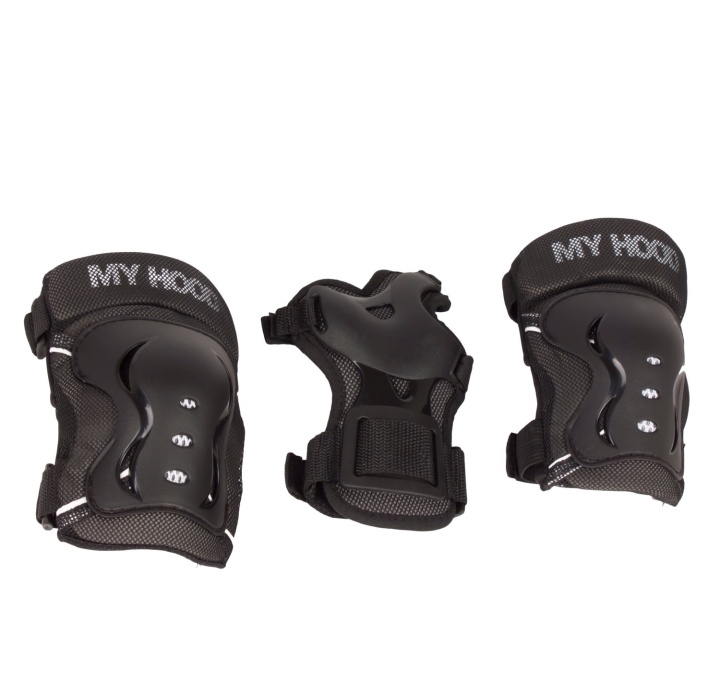 My Hood Skate-/sykkelbeskyttelsessett - Small (505070) i gruppen SPORT, FRITID & HOBBY / Sportsutstyr / Sykkeltilbehør / Annet sykkeltilbehør hos TP E-commerce Nordic AB (D14920)