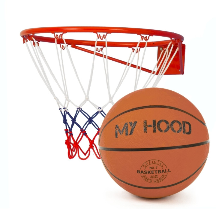 My Hood Basketballring inkl. ball (304001) i gruppen LEKER, BARN OG BABY / Uteleker / Sport & spill hos TP E-commerce Nordic AB (D14924)