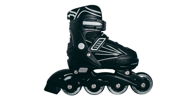 Outsiders Justerbare inline-rulleskøyter for barn - svart/grå (størrelse: 31-34) i gruppen LEKER, BARN OG BABY / Uteleker / Sport & spill hos TP E-commerce Nordic AB (D14930)