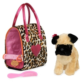 Pucci Hund i leopardveske - (708357) i gruppen LEKER, BARN OG BABY / Babyleker (0-3 år) / Kosedyr hos TP E-commerce Nordic AB (D14984)
