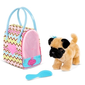 Pucci Hund i pose, sikksakk - (708366) i gruppen LEKER, BARN OG BABY / Babyleker (0-3 år) / Kosedyr hos TP E-commerce Nordic AB (D14985)