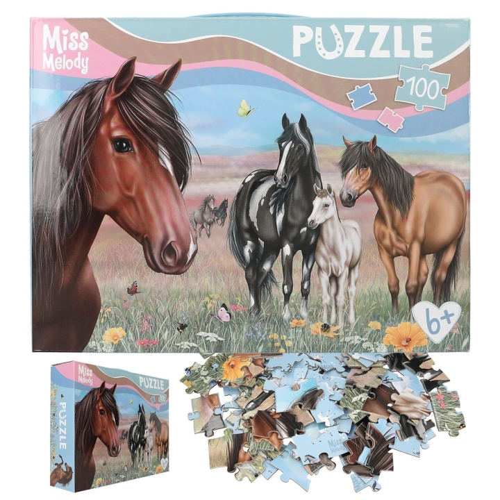 Miss Melody Puslespill 100 brikker ( 0413205 ) i gruppen SPORT, FRITID & HOBBY / Hobby / Puslespill hos TP E-commerce Nordic AB (D15006)