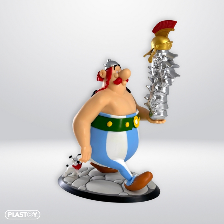 Plastoy OBELIX-STABEL MED HJELMER OG DOGMATIX-FIGUR i gruppen SPORT, FRITID & HOBBY / Morsomme produkter / Samlerobjekter hos TP E-commerce Nordic AB (D15032)