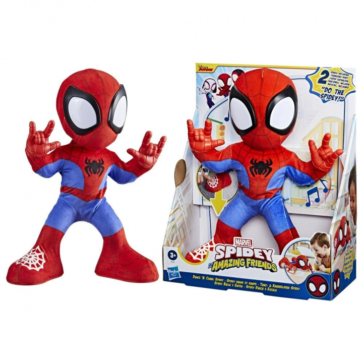 Spidey and His Amazing Friends Spidey og hans fantastiske venner - Dance N Crawl Spidey (F6722) i gruppen LEKER, BARN OG BABY / Leker / Figurer, miniatyrer og tilbehør hos TP E-commerce Nordic AB (D15044)