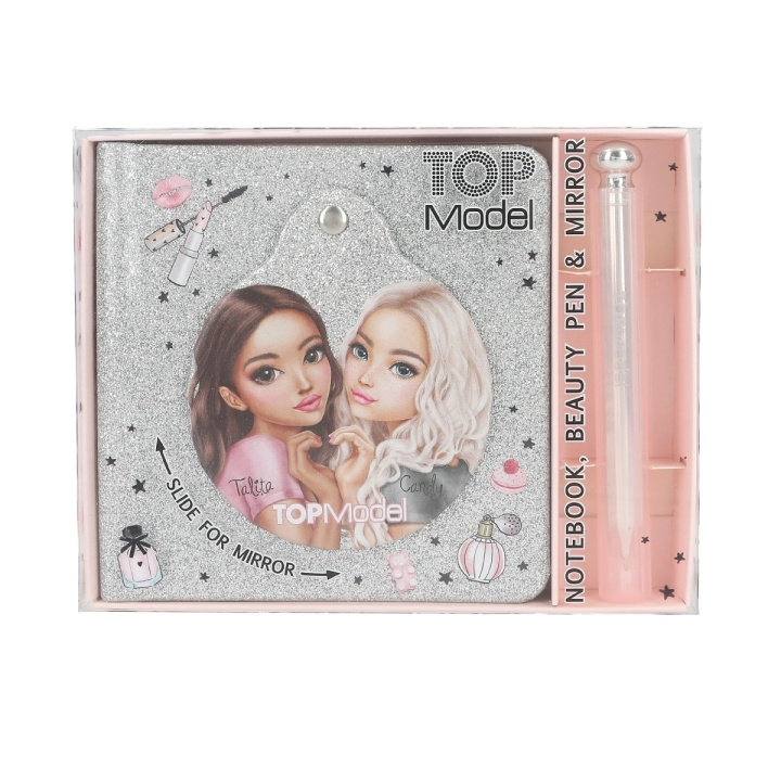 TOPModel Beauty Notebook med kulepenn - Sølv i gruppen LEKER, BARN OG BABY / Leker / Håndtverk hos TP E-commerce Nordic AB (D15116)
