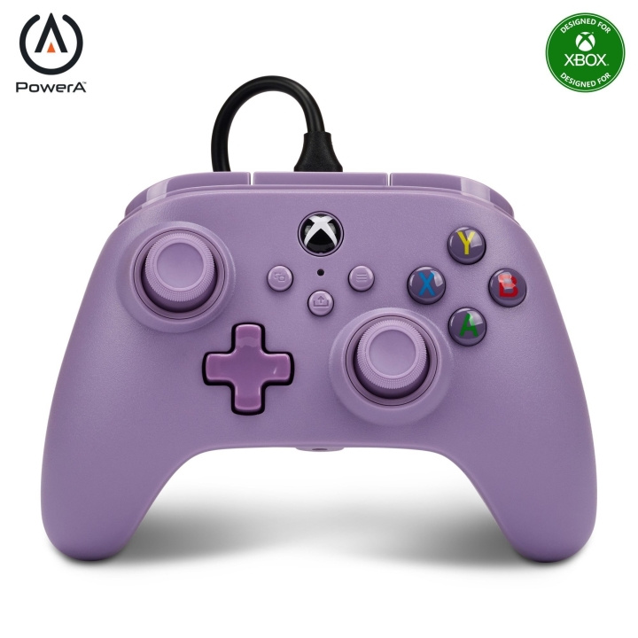 PowerA Nano Enhanced Wired Controller - Xbox Series X/S - Lilac i gruppen Elektronikk / TV-spill & tilbehør / Xbox Series X hos TP E-commerce Nordic AB (D15117)