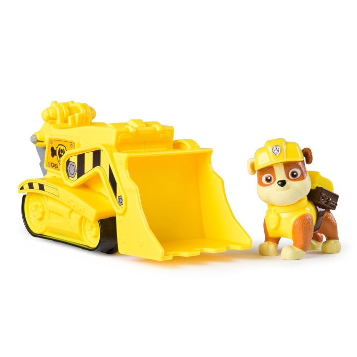Paw Patrol Grunnleggende kjøretøy 2.0 - Rubble (6071214) i gruppen LEKER, BARN OG BABY / Leker / Lekebiler hos TP E-commerce Nordic AB (D15218)