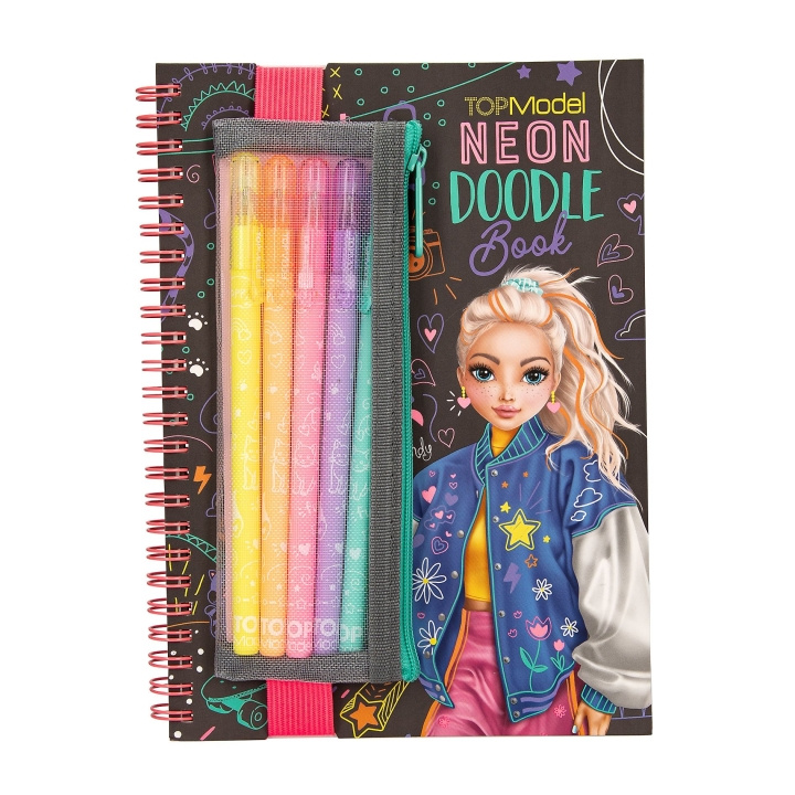 TOPModel TOPModel Neon Doodle-bok med neonpennesett - (413217) i gruppen LEKER, BARN OG BABY / Leker / Håndtverk hos TP E-commerce Nordic AB (D15284)