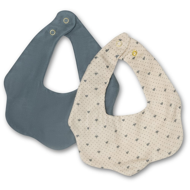 That\'s Mine Roy Bibs 2-pakning - Lots of love sky - Onesize i gruppen LEKER, BARN OG BABY / Spise & drikke / Smekker hos TP E-commerce Nordic AB (D15311)