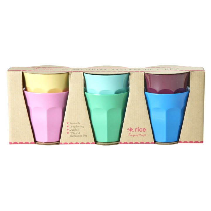RICE Melaminkopper - Show Your Colors - Medium i gruppen SPORT, FRITID & HOBBY / Morsomme produkter / Kopper hos TP E-commerce Nordic AB (D15340)