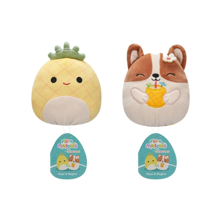 Squishmallows 13 cm Plysj P22 Flip A Mallows - Maui og Regina i gruppen LEKER, BARN OG BABY / Babyleker (0-3 år) / Kosedyr hos TP E-commerce Nordic AB (D15355)