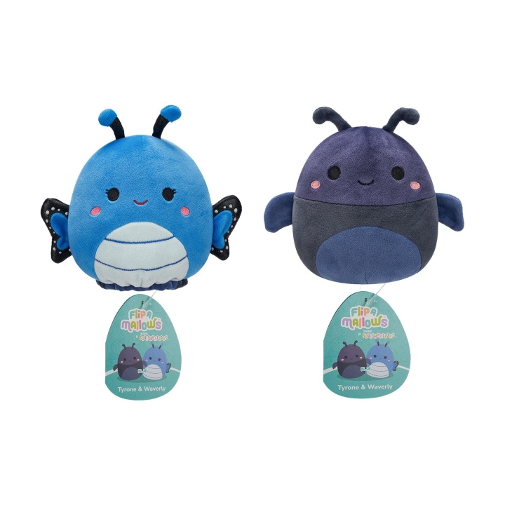 Squishmallows 13 cm Plysj P22 Flip A Mallows - Tyrone og Waverly i gruppen LEKER, BARN OG BABY / Babyleker (0-3 år) / Kosedyr hos TP E-commerce Nordic AB (D15356)