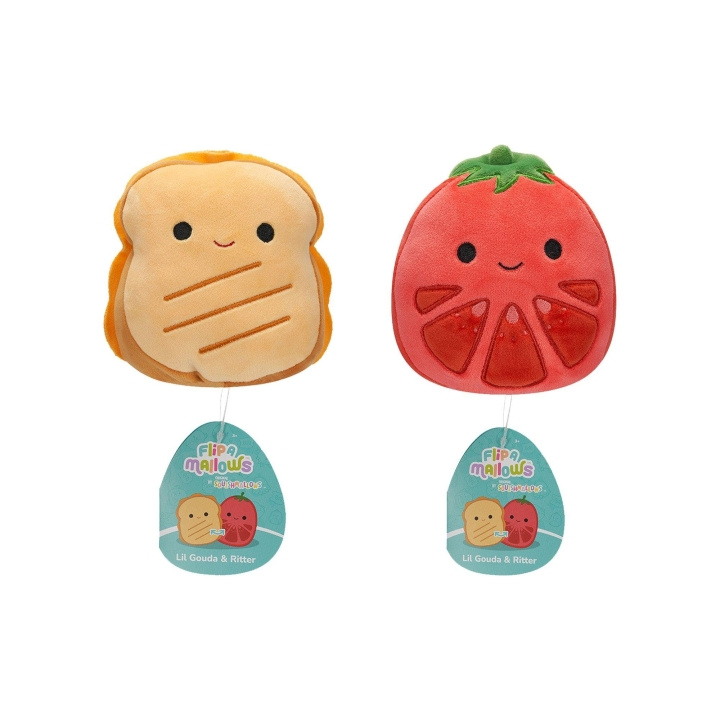 Squishmallows 13 cm Plysj P22 Flip A Mallows - Lil Gouda og Ritter i gruppen LEKER, BARN OG BABY / Babyleker (0-3 år) / Kosedyr hos TP E-commerce Nordic AB (D15358)
