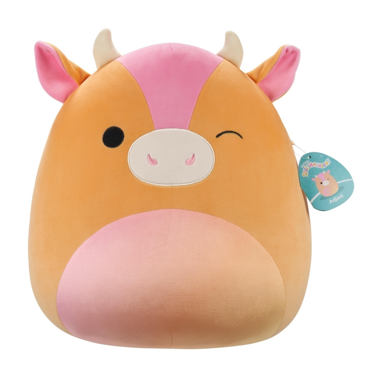 Squishmallows 40 cm plysj P22 - Adjani ku i gruppen LEKER, BARN OG BABY / Babyleker (0-3 år) / Kosedyr hos TP E-commerce Nordic AB (D15370)