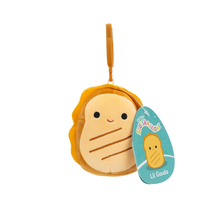 Squishmallows 9 cm P22 Clip On - Lil Gouda Grilled Cheese i gruppen LEKER, BARN OG BABY / Babyleker (0-3 år) / Kosedyr hos TP E-commerce Nordic AB (D15375)