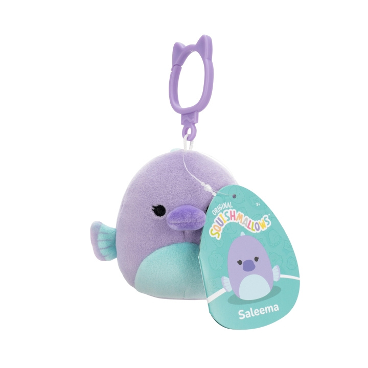 Squishmallows 9 cm P22 Clip On - Saleema Paddlefish i gruppen LEKER, BARN OG BABY / Babyleker (0-3 år) / Kosedyr hos TP E-commerce Nordic AB (D15377)