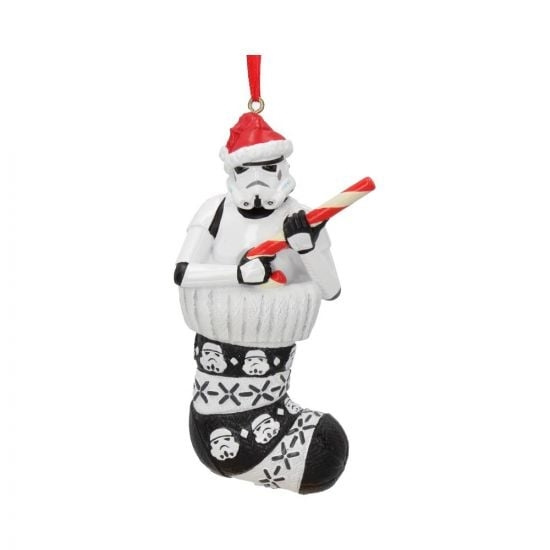 Nemesis Now Stormtrooper i strømpe hengende ornament 11,5 cm i gruppen SPORT, FRITID & HOBBY / Morsomme produkter / Samlerobjekter hos TP E-commerce Nordic AB (D15392)