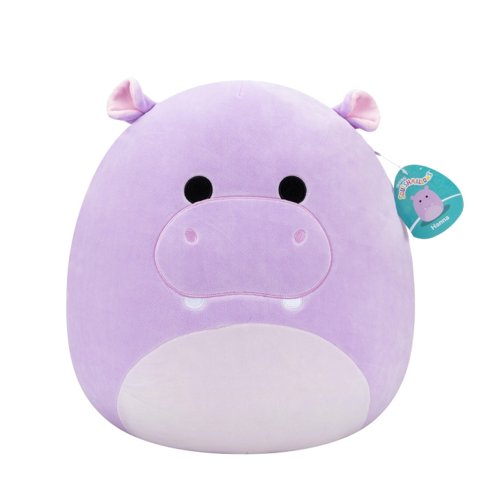 Squishmallows 40 cm plysj P22 - Hanna Hippo (227702) i gruppen LEKER, BARN OG BABY / Babyleker (0-3 år) / Kosedyr hos TP E-commerce Nordic AB (D15398)