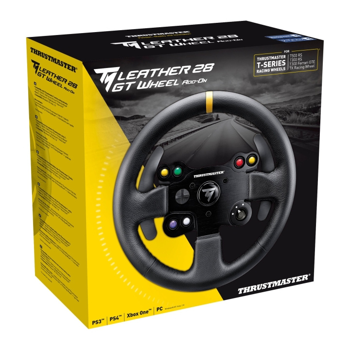 ThrustMaster TM Leather 28 GT-hjultillegg i lær i gruppen Datautstyr / GAMING / Ratt & joysticks hos TP E-commerce Nordic AB (D15408)