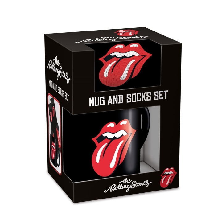 Pyramid International THE ROLLING STONES (TONGUE) KRUS & SOKKESSETT - UK 3-8 / EU 36-41 i gruppen SPORT, FRITID & HOBBY / Morsomme produkter / Kopper hos TP E-commerce Nordic AB (D15411)