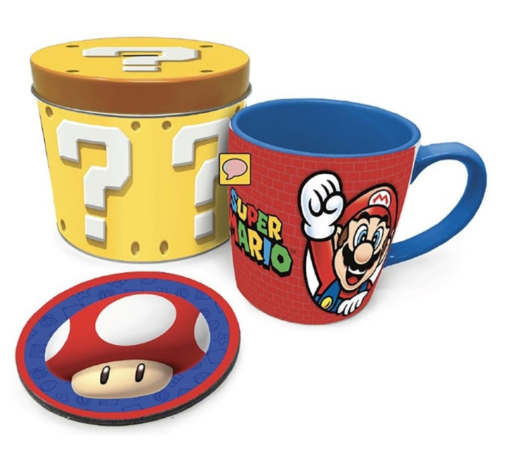 Pyramid International SUPER MARIO LETS A GO KRUS TINN SETT i gruppen SPORT, FRITID & HOBBY / Morsomme produkter / Kopper hos TP E-commerce Nordic AB (D15442)