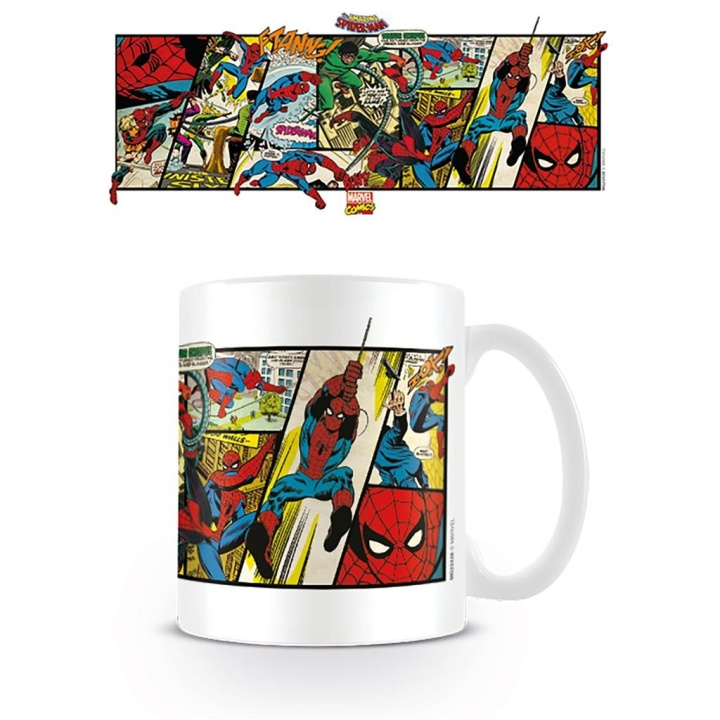 Pyramid International MARVEL COMICS (SPIDER-MAN-PANELER) KRUS i gruppen SPORT, FRITID & HOBBY / Morsomme produkter / Kopper hos TP E-commerce Nordic AB (D15460)