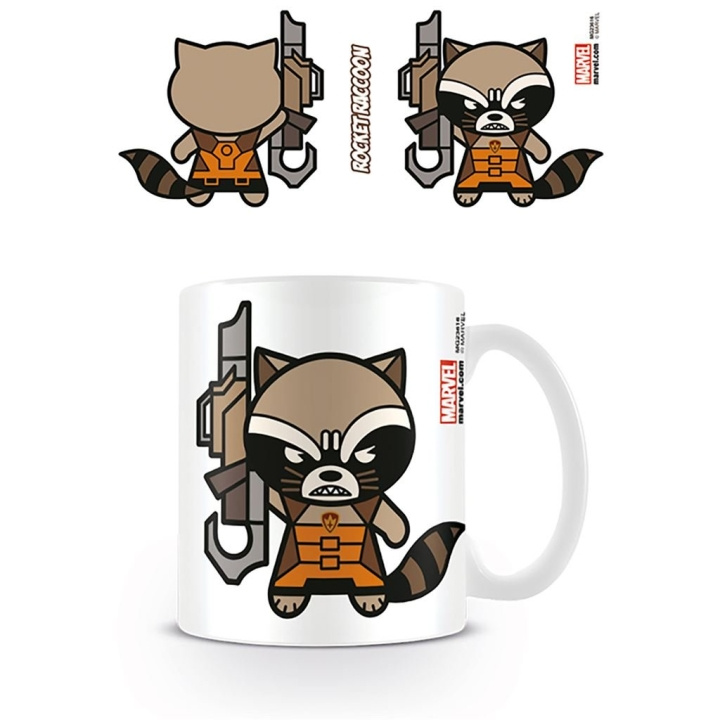 Pyramid International MARVEL KAWAII (ROCKET RACOON) KRUS i gruppen SPORT, FRITID & HOBBY / Morsomme produkter / Kopper hos TP E-commerce Nordic AB (D15464)