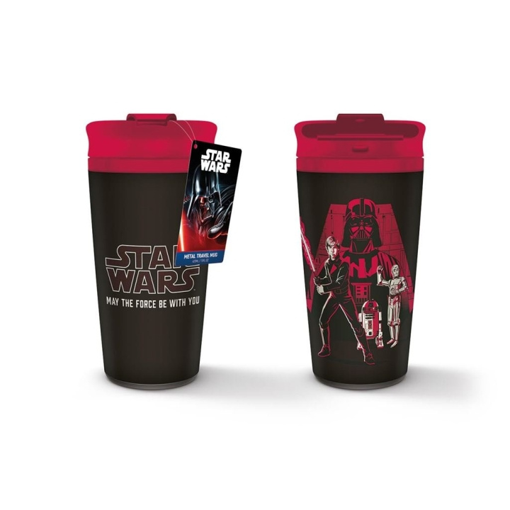 Pyramid International STAR WARS (MAY THE FORCE BE WITH YOU) REISEKRUS I METALL i gruppen SPORT, FRITID & HOBBY / Morsomme produkter / Kopper hos TP E-commerce Nordic AB (D15477)