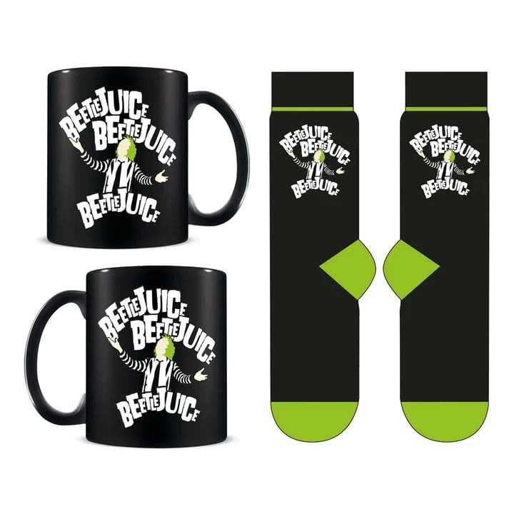 Pyramid International BEETLEJUICE KRUS OG SOKKESSETT i gruppen SPORT, FRITID & HOBBY / Morsomme produkter / Kopper hos TP E-commerce Nordic AB (D15487)