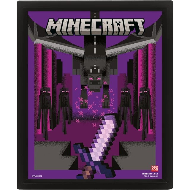 Pyramid International PYRAMID MINECRAFT - LENTIKULÆR PLAKAT i gruppen SPORT, FRITID & HOBBY / Morsomme produkter / Samlerobjekter hos TP E-commerce Nordic AB (D15497)
