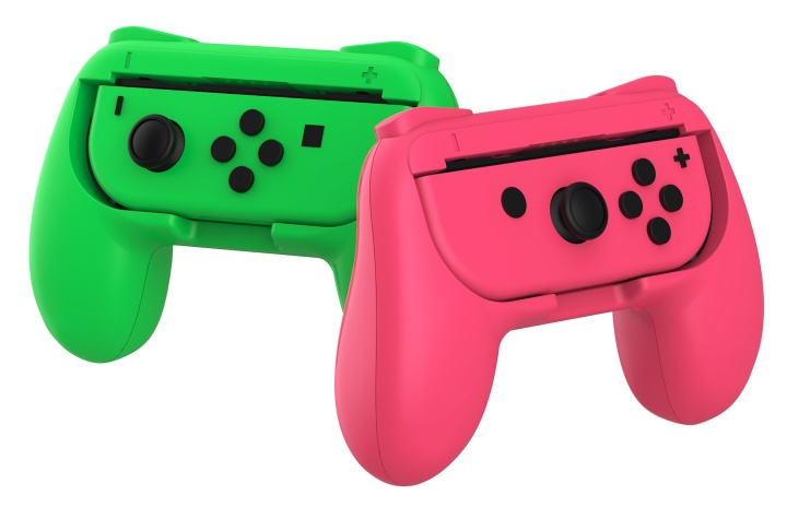 SuBsonic Duo Control Grip Colorz - Rosa og grønn (Switch / Switch Lite / Switch Oled) i gruppen Elektronikk / TV-spill & tilbehør / Nintendo Switch / Tilbehør hos TP E-commerce Nordic AB (D15502)