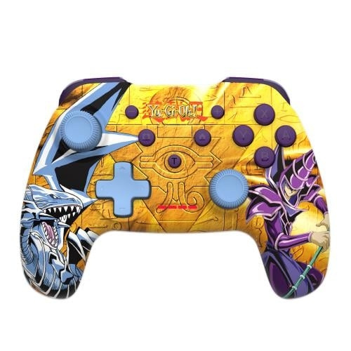 Trade Invaders Yu-Gi-Oh! - Trådløs kontroller for Switch og PC Dark Magician vs Blue-Eyes White Dragon i gruppen Elektronikk / TV-spill & tilbehør / Nintendo Switch / Tilbehør hos TP E-commerce Nordic AB (D15508)