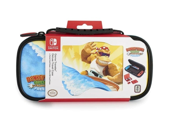 Nintendo Game Traveler Deluxe Travel Case - Donkey Kong i gruppen Elektronikk / TV-spill & tilbehør / Nintendo Switch / Tilbehør hos TP E-commerce Nordic AB (D15516)