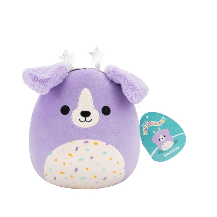 Squishmallows 19 cm Celebration Plush - Deontay Retriever i gruppen LEKER, BARN OG BABY / Babyleker (0-3 år) / Kosedyr hos TP E-commerce Nordic AB (D15522)