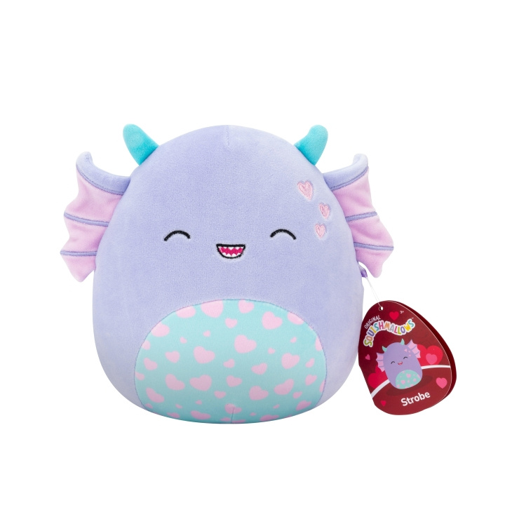 Squishmallows 19 cm hjerteplysj - Strobe Swamp Monster i gruppen LEKER, BARN OG BABY / Babyleker (0-3 år) / Kosedyr hos TP E-commerce Nordic AB (D15525)