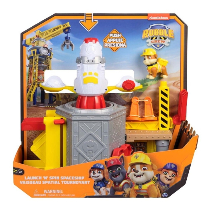 Rubble & Crew Launch N Spin romskip - (6071624) i gruppen LEKER, BARN OG BABY / Leker / Lekesett hos TP E-commerce Nordic AB (D15552)
