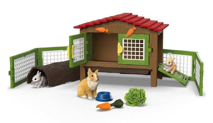 Schleich Kaninbur med 3 kaniner - (42728) i gruppen LEKER, BARN OG BABY / Leker / Lekesett hos TP E-commerce Nordic AB (D15558)